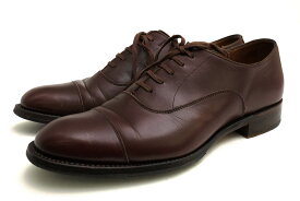 SHETLANDFOX ビジネスシューズ シェットランドフォックス 100F SF ドレイトン 国産キップレザー 牛革 ストレートチップ グッドイヤーウェルト製法 【中古】