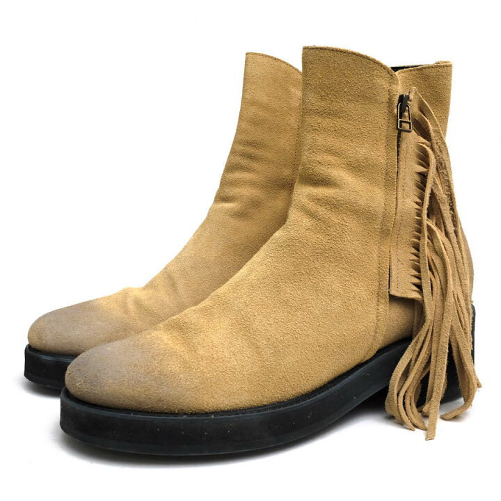 楽天市場】glamb サイドジップブーツ グラム GB0220 AC05 Fringe boots 