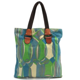 MARNI トートバッグ マルニ コットンキャンバス 牛革 ユニセックス 男女兼用 【中古】