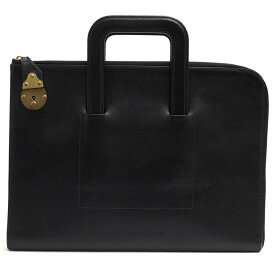 ETTINGER ビジネスバッグ エッティンガー MT2073 Metropolitan Bakerloo Portfolio Case メトロポリタン ベイカールー ポートフォリオケース ベジタブルタンニンなめしフルグレインレザー 牛革 薄型 L字ファスナー 【中古】