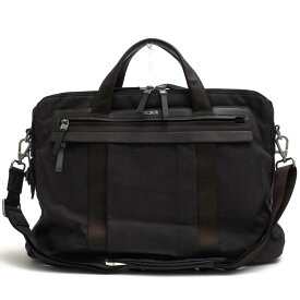 TUMI ビジネスバッグ トゥミ 68410ATE ALTOS Stratford Slim Zip Top Brief ストラトフォード スリムジップ トップ ブリーフ Anthracite アンスラサイト 2WAY ショルダーバッグ 【中古】