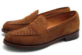 JALAN SRIWIJAYA コインローファー ジャランスリワヤ 98694 18045 BY STUDS LOAFER BEAUTY&YOUTH UNITED ARROWS別注 スタッズ スリッポン 【中古】