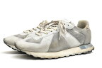 Maison Martin Margiela ローカットスニーカー マルタンマルジェラ マルジェラ S57WS0242 P1873 MMM Replica Runner 牛革 ホワイトペイント ヴィンテージ加工 【中古】