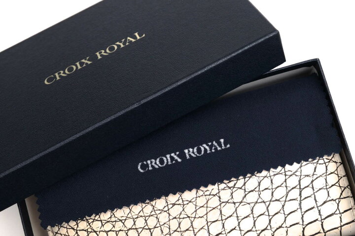 楽天市場】CROIX ROYAL 長財布 クロワ・ロワイヤル メジロクロコダイル  
