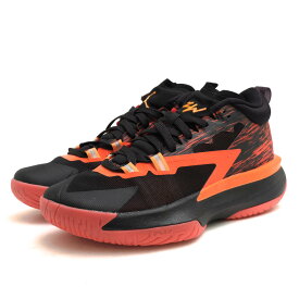 NIKE ローカットスニーカー ナイキ DQ5569-086 JORDAN ZION 1 SP Black and Alpha Orange ジョーダン ザイオン 1 Zion Williamson ザイオンウィリアムソン NARUTO ナルト XDRアウトソール 【中古】