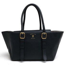 ADMJ トートバッグ エーディーエムジェイ 18SC1101 DANUBIO ダノビオ 牛床革 ベルトデザイン 肩掛け ワンショルダーバッグ シボ革 シュリンクレザー 【中古】