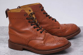 Tricker's ブーツ トリッカーズ L2508 MALTON モールトン Brogue Boots 定番 カントリーブーツ 【中古】