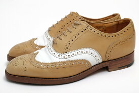 Tricker's ビジネスシューズ トリッカーズ 6138 Piccadilly Brogue ピカデリー ウイングチップ バイカラー グッドイヤーウェルト製法 【中古】