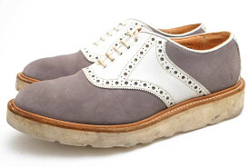 トリッカーズ/Tricker's/M7266 Oxford Saddle Shoes カジュアルシューズ 【中古】