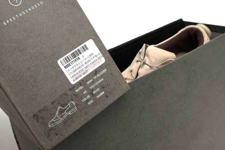 楽天市場】スペクタス/SPECTUSSHOECO./SSC1334004 WING TIP BLUCHER 