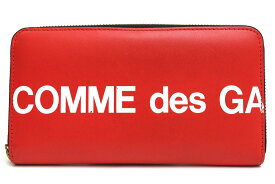 コムデギャルソン/COMME des GARCONS/SA0111HL HUGE LOGO -RED 長財布 【中古】