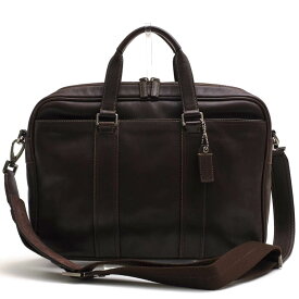 コーチ/COACH/F70021 Legacy leather zip commuter レガシー レザー ジップ コミューター ビジネスバッグ 【中古】