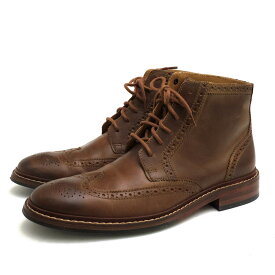 コールハーン/COLE HAAN/C20291 Williams Welt Boots in Camel レースアップブーツ 【中古】