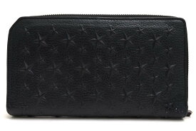 ジミーチュウ/Jimmy Choo/121 CARNABY LEATHER WITH MIXED STARS カーナビー 長財布 【中古】