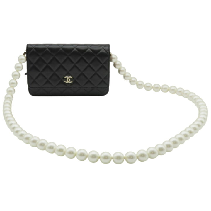 楽天市場】【本物保証】CHANEL シャネル パールショルダー チェーン  