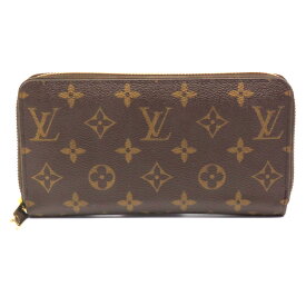 【本物保証】LOUIS VUITTON ルイ・ヴィトン ジッピーウォレット ラウンドファスナー長財布 M42616 モノグラム ブラウン レディース 送料無料 【中古品】