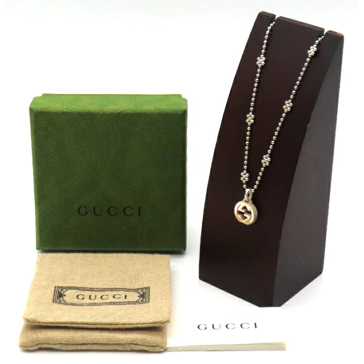 楽天市場】【本物保証】GUCCI グッチ インターロック ダブルGロゴ 