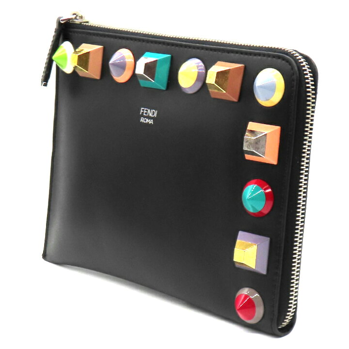 楽天市場】【本物保証】FENDI フェンディ クラッチバッグ マルチカラー  