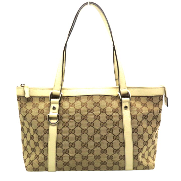楽天市場】【本物保証】GUCCI グッチ GGキャンバス トートバッグ 
