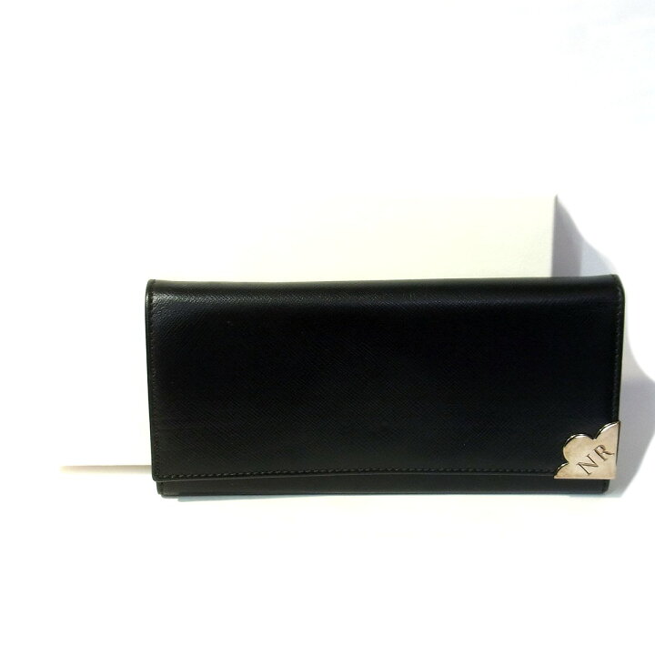 楽天市場】推定未使用品 美品 ニナリッチ 二つ折り 長財布 NRロゴ 