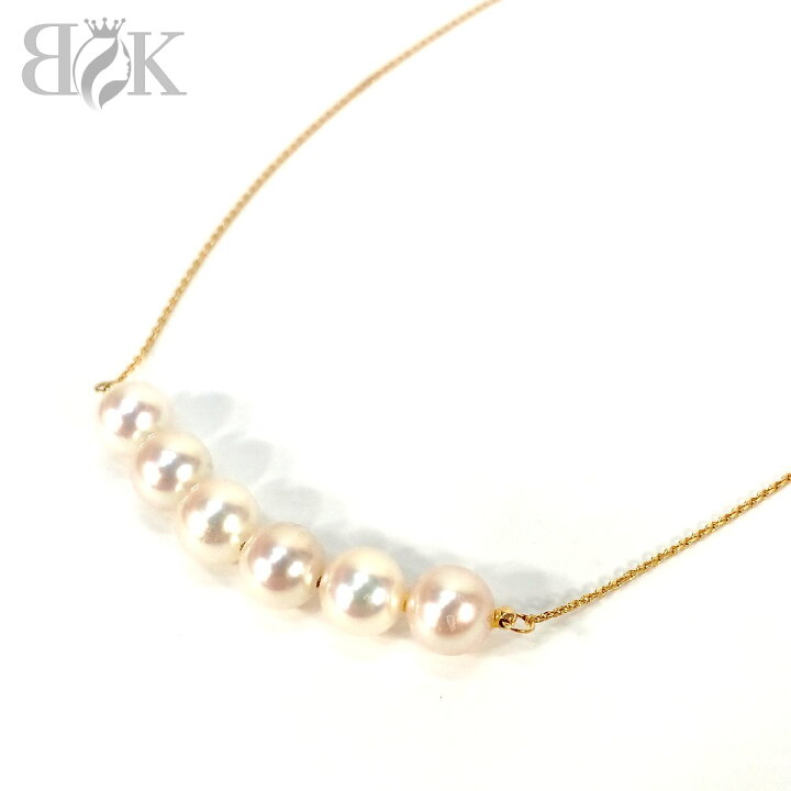 楽天市場】美品 K18 パール アジャスター付き ネックレス 総重量約6.2g 