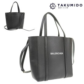 バレンシアガ トートバッグ エブリデイ XS 中古 ブラック レザー BALENCIAGA 【中古】 | ハンドバッグ ショルダー バック 手提げカバン レディース ロゴ シンプル ファッション ブランド ABランク