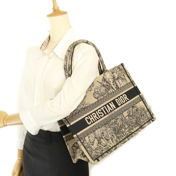 楽天市場】クリスチャンディオール トートバッグ ブックトート トワル  
