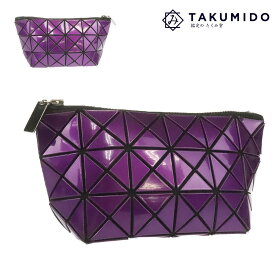 バオバオ イッセイミヤケ ポーチ 中古 メタリックパープル ビニル BAOBAO ISSEY MIYAKE 【中古】 | コスメ ブランド小物 トラベル ファッション ユニセックス Bランク