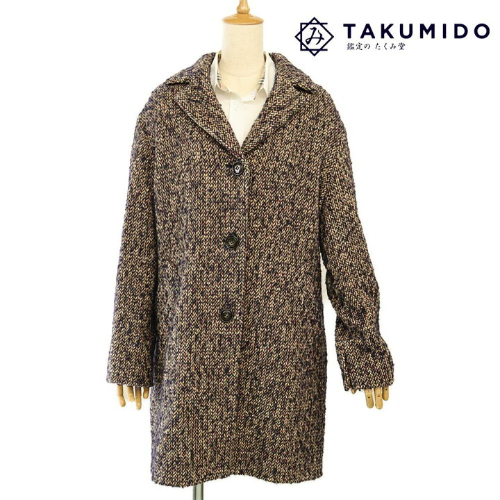 楽天市場】マックスマーラ コート レディース サイズ42 中古 ツイード  