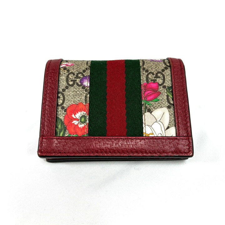 楽天市場】GUCCI グッチ 二つ折り財布 GGマーモント オフィディア 