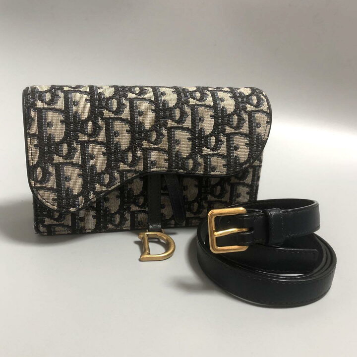 楽天市場】Dior ディオール オブリーク トロッター サドル ベルト  