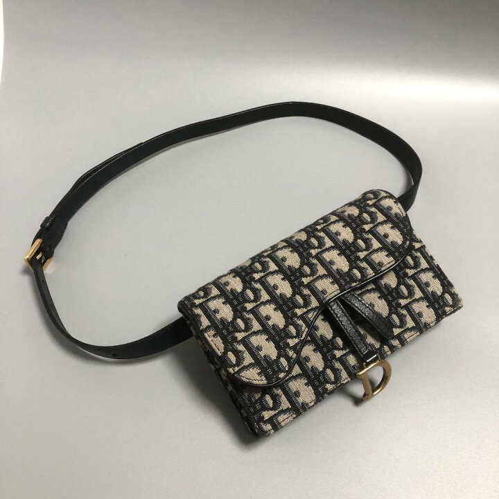 楽天市場】Dior ディオール オブリーク トロッター サドル ベルト 