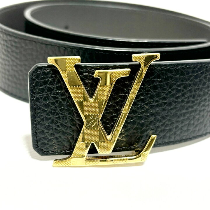 楽天市場】LOUIS VUITTON ルイ・ヴィトン サンチュール・LVダミエ 40MM  