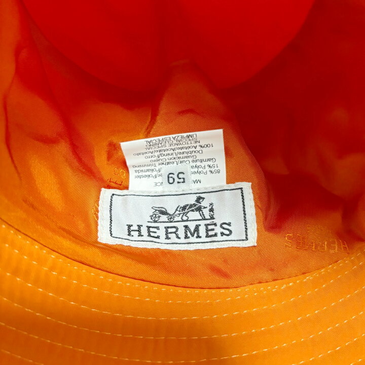 楽天市場】エルメス HERMES サイドファスナー バケットハット ジップ 