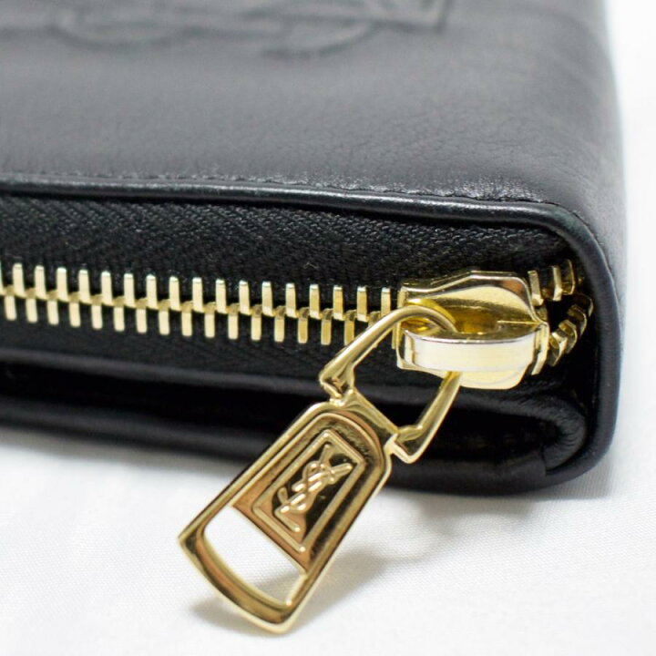 楽天市場】美品 YVES SAINT LAURENT イヴ・サンローラン YSL 財布 二 