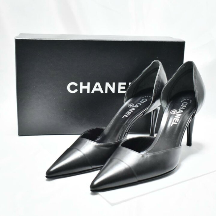 楽天市場】未使用品 CHANEL シャネル ココマーク ハイヒール パンプス 
