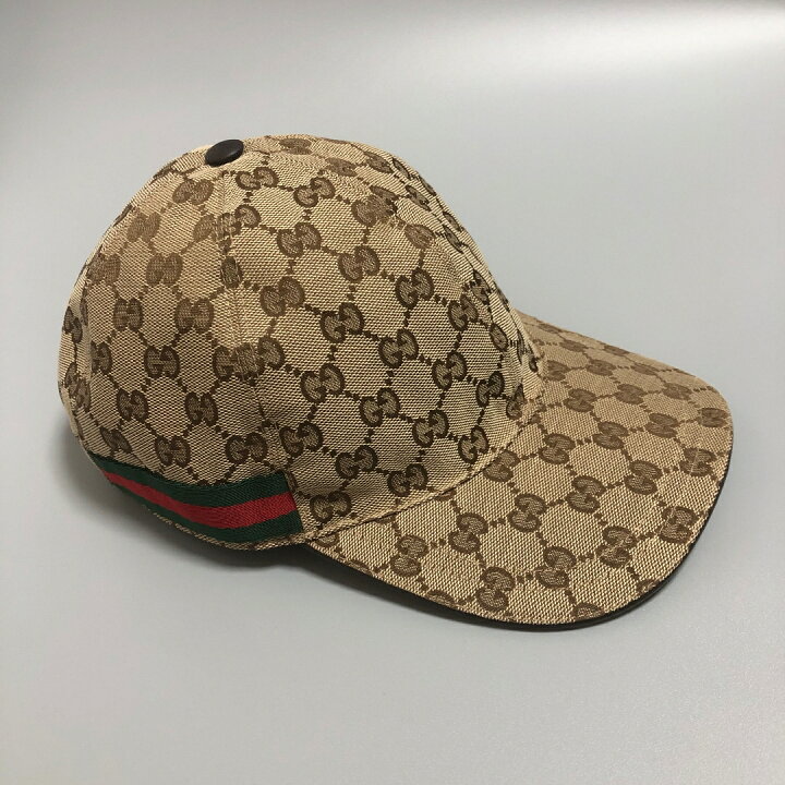 楽天市場】GUCCI グッチ GGキャンバス キャップ 帽子 200035 ウェブ 
