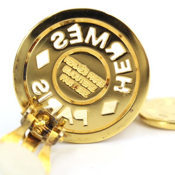 Aランク エルメス セリエイヤリング 3連 ゴールド GP HERMES アクセサリー gold | ブランドメゾン