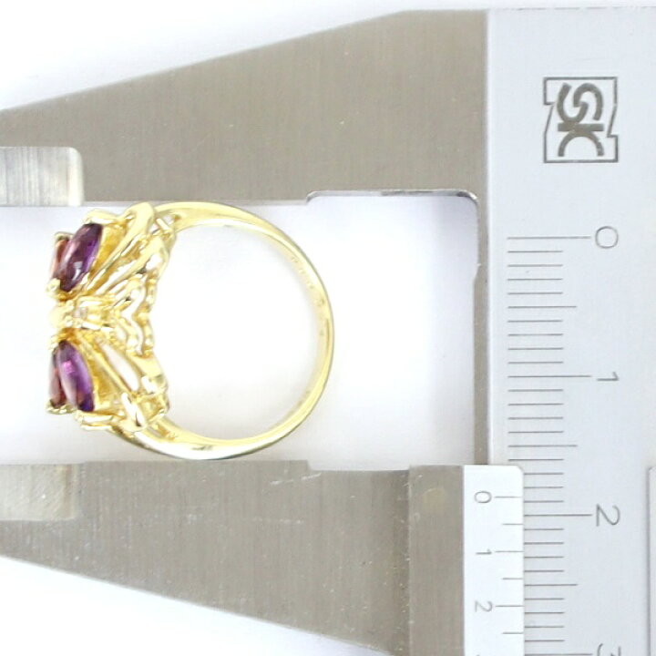 楽天市場】Aランク【ジュエリー】マルチカラーストーンリング 