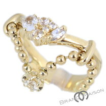 美品 IMPRESSE ネックレス K10 ダイヤ 0 01ct 王冠モチーフ クロスモチーフ レディース インプレッセ Rehello by BOOKOFF