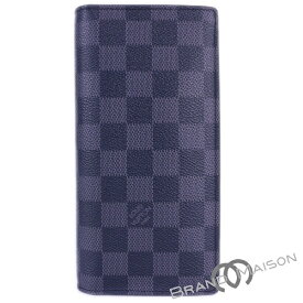 新品同様【ルイ・ヴィトン】ポルトフォイユ・ブラザ/N62665/ダミエグラフィット/メンズ/二つ折り長財布/グレー/LOUIS VUITTON