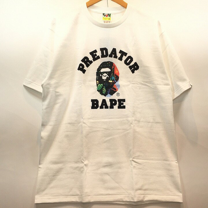楽天市場】A BATHING APE 18ss PREDATOR COLLEGE TEE 2018年 9月15日 