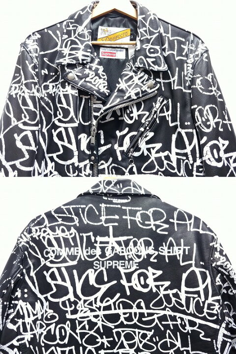 楽天市場】Supreme 18AW COMME des GARCONS SHIRT Schott Painted 