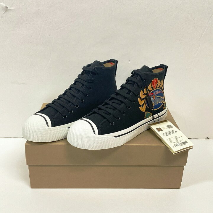 楽天市場】BURBERRY 18AW KINGLY BIG C HIGH-TOP SNEAKER 40.5 25.5cm 