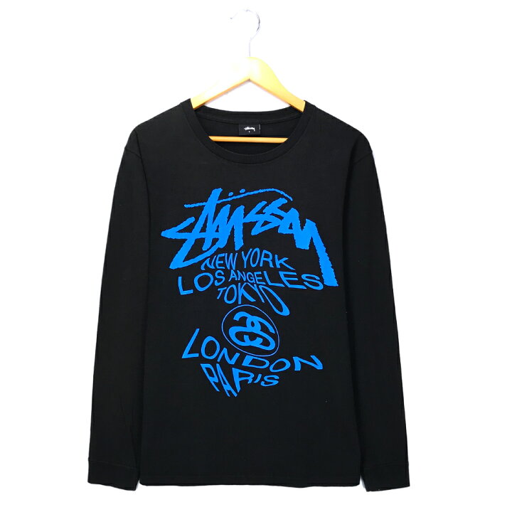 楽天市場】Stussy ステューシー ワールドツアー 長袖 Tシャツ ブラック 