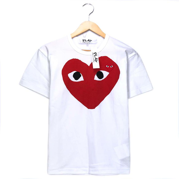楽天市場】PLAY CdG Tシャツ ホワイト Mサイズ コムデギャルソン 