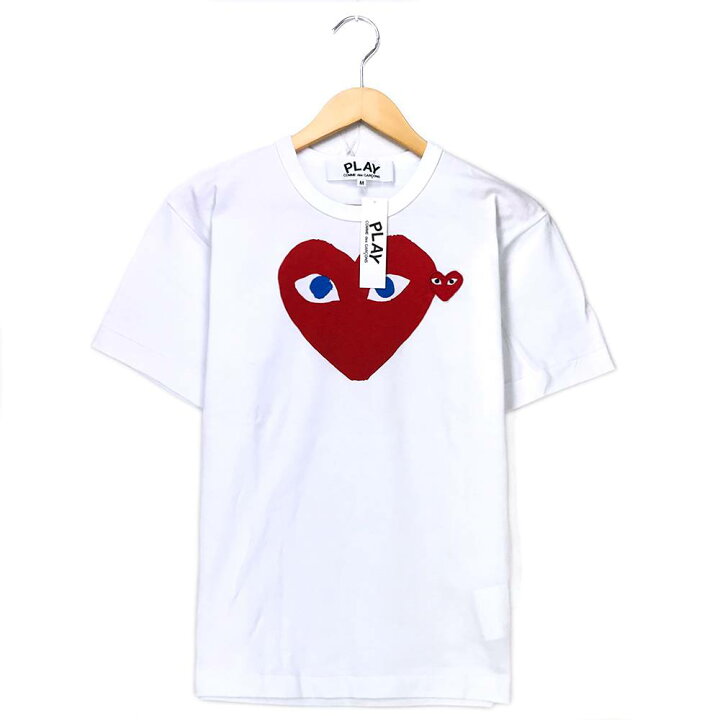 楽天市場】PLAY CdG Tシャツ ホワイト Mサイズ コムデギャルソン  
