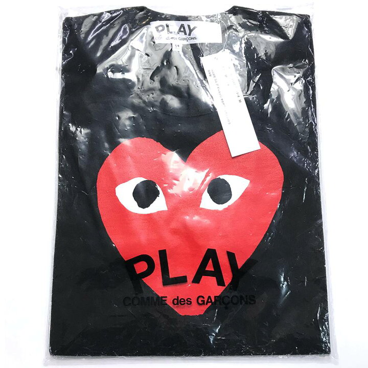 楽天市場】PLAY CdG Tシャツ ブラック Mサイズ コムデギャルソン  