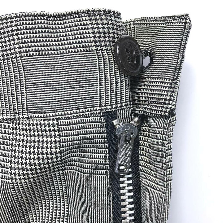 楽天市場】tricot COMME des GARCONS チェックパンツ グレー Sサイズ 