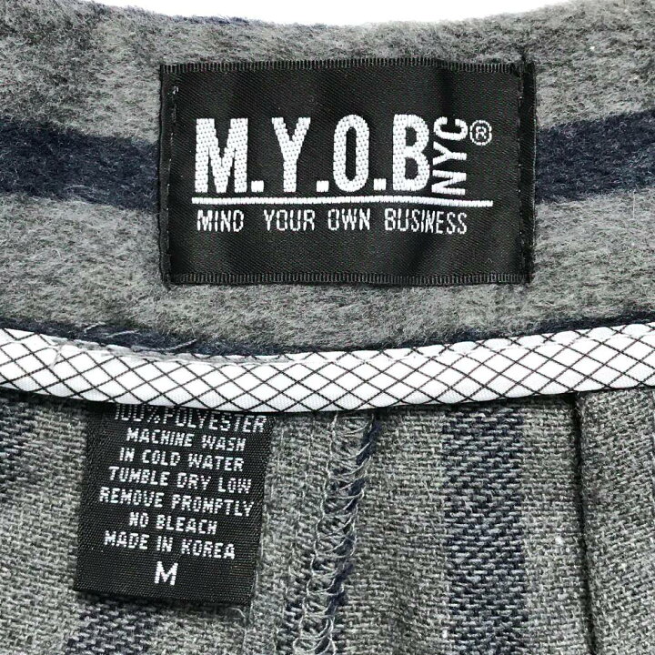 楽天市場】MIND YOUR OWN BUSINESS ストライプ ワイドパンツ Mサイズ 